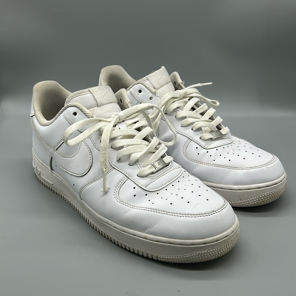Nike Other - Air Force One Low Top White/White Size 14